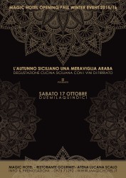 Locandina L'AUTUNNO SICILIANO UNA MERAVIGLIA ARABA