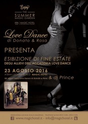 Locandina Esibizione Accademia Love Dance