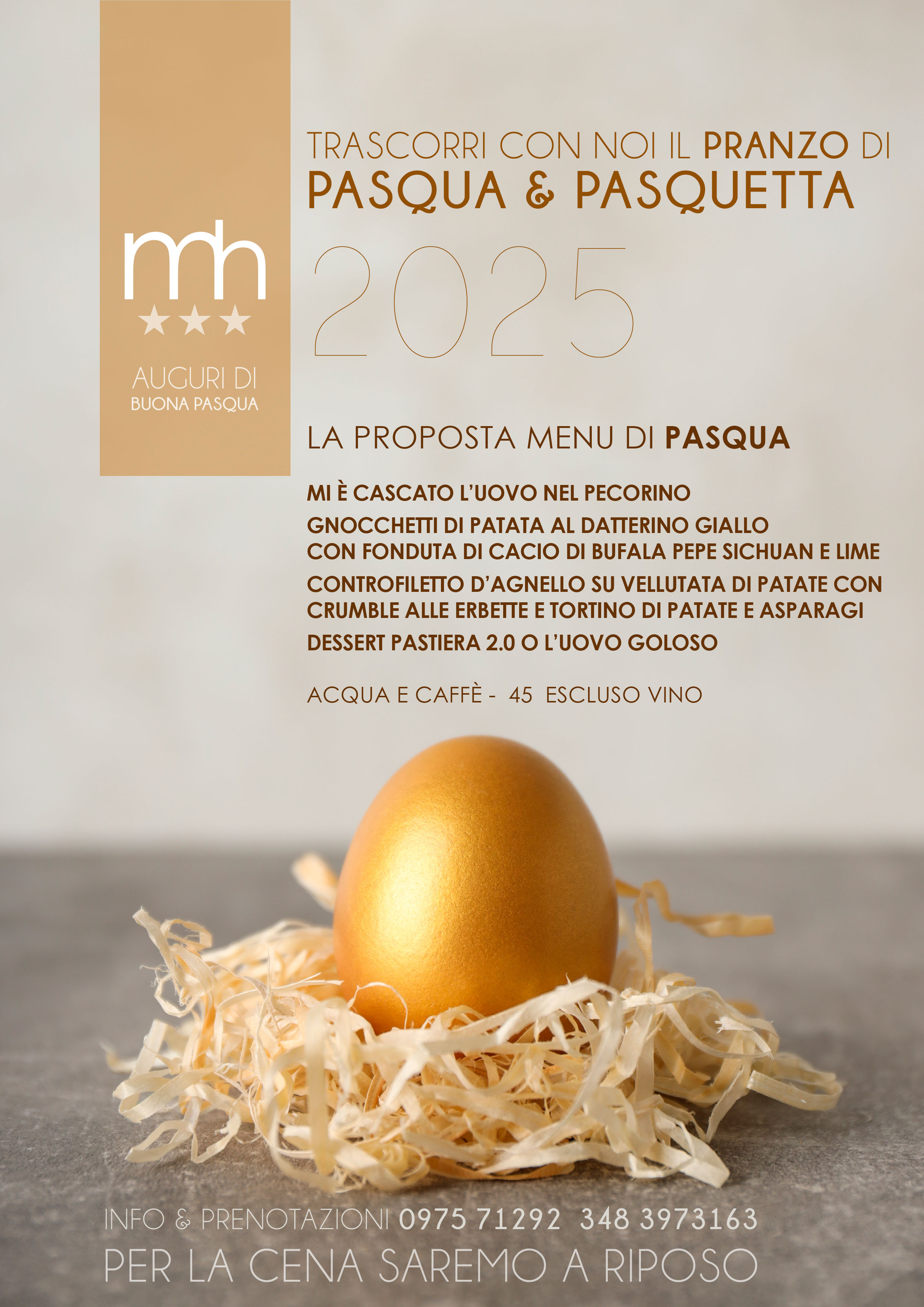 Locandina PRANZO DI PASQUA 2025