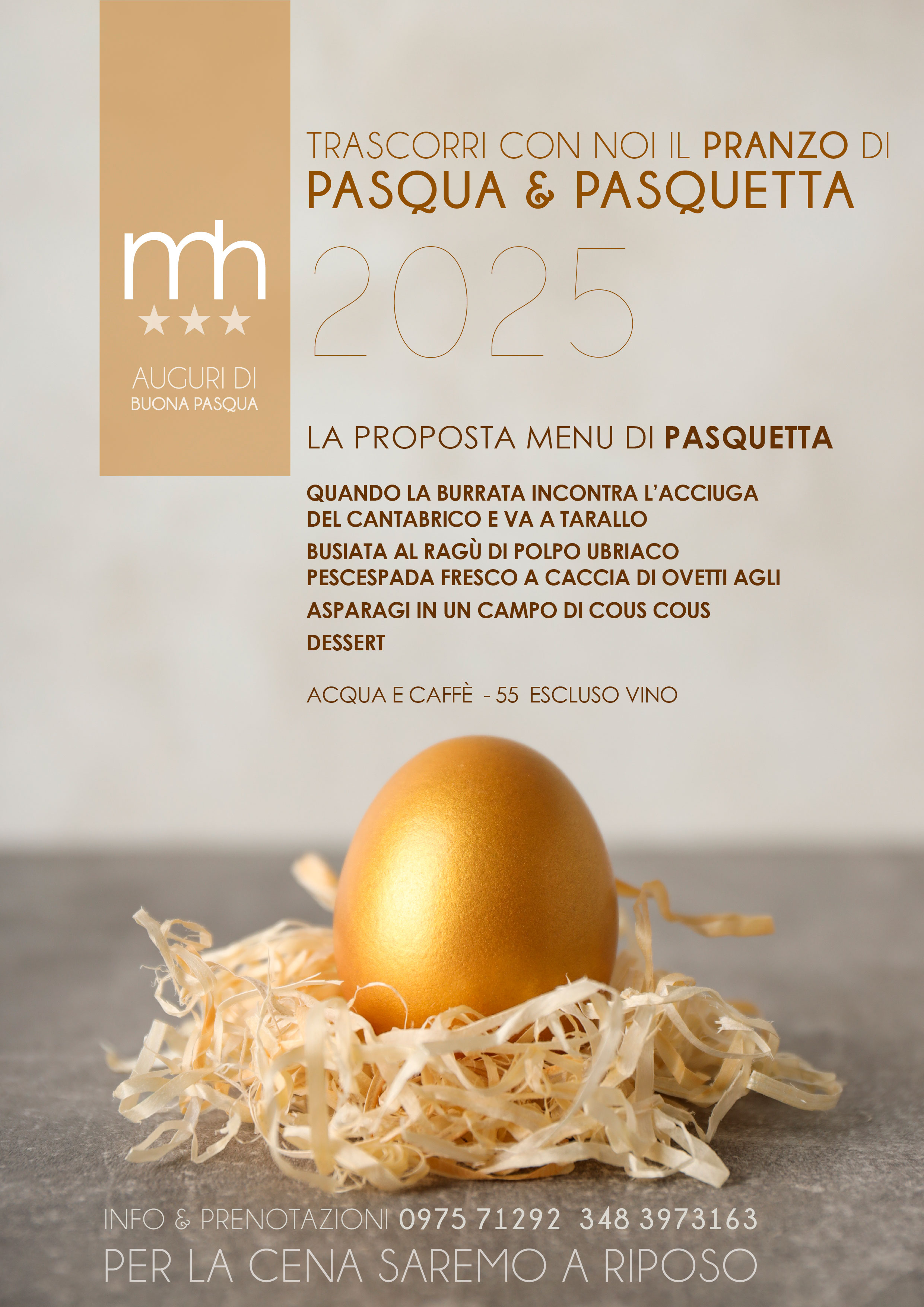 Locandina PRANZO DI PASQUETTA 2025