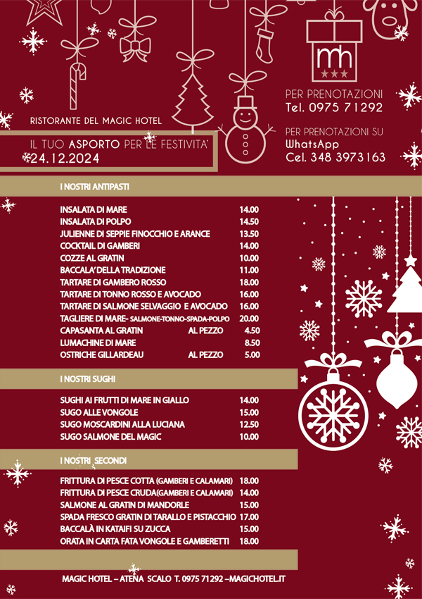 ASPORTO DI NATALE 2024