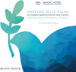 Locandina WEEKEND DELLE PALME TRA TRADIZIONI GASTRONOMICHE , ARTE E TEATRO