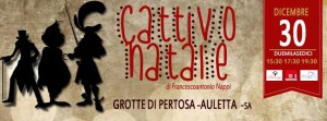 Locandina Cattivo Natale alle Grotte di Pertosa e Auletta e relax al Magic Hotel