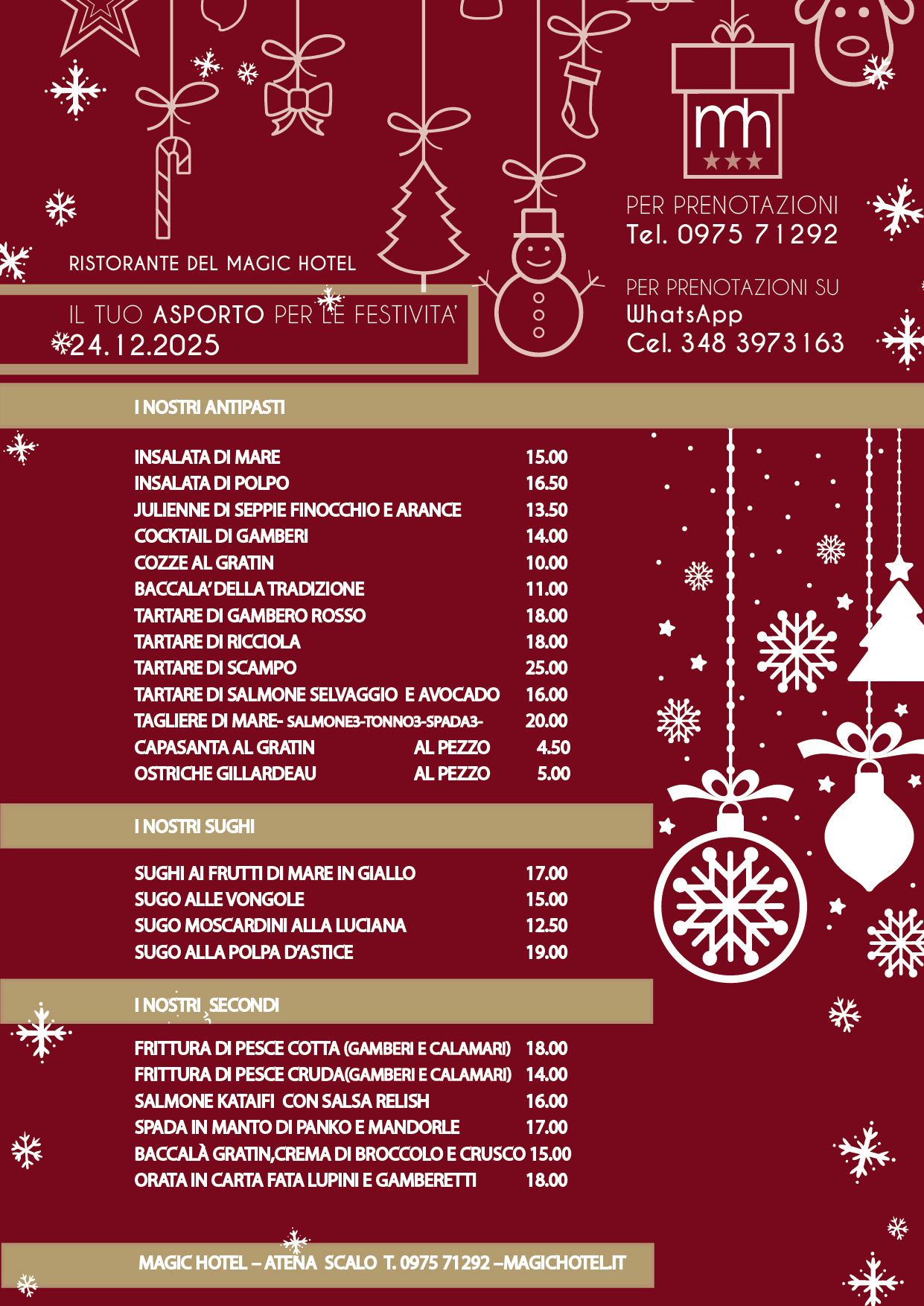 ASPORTO DI NATALE 2025